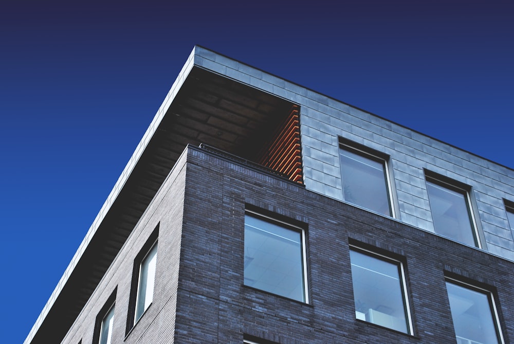 Commercial building façade in Toronto